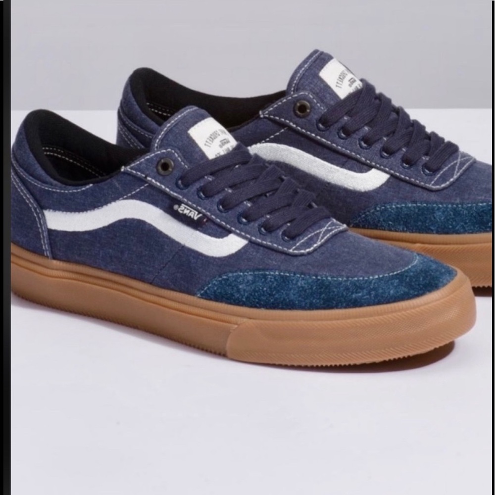 👦🏻GILBERT CROCKETT VANS (RAWHIDE) NAVY SUEDE/DENIM CANVAS BRAND NEW AUTHENTIC